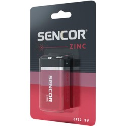 Sencor Jednorazowa cynkowo-węglowa baterie 9V, 1-pack, EOL