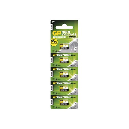 GP Jednorazowa alkaliczna baterie MN11, 5-pack