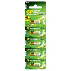 GP Jednorazowa alkaliczna baterie A27, 5-pack