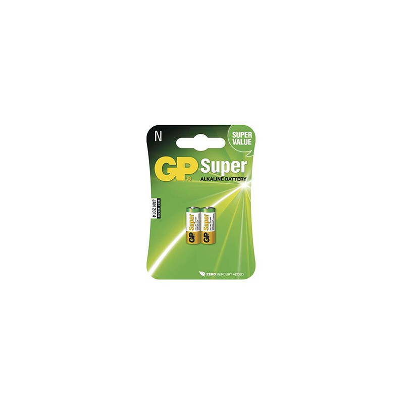 GP Jednorazowa alkaliczna baterie LR1, 2-pack