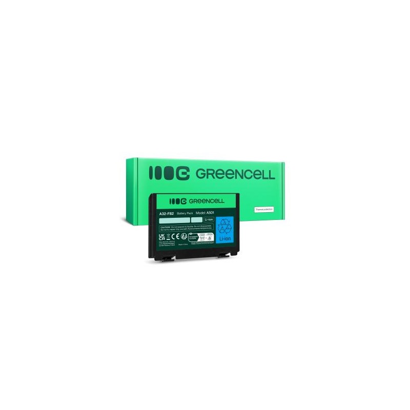 Green Cell bateria A32-F82 A32-F52 L0690L6 do Asus K40iJ K50 K50AB K50C K50IJ K50i K50iN K70 K70IJ K70IO