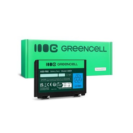 Green Cell bateria A32-F82 A32-F52 L0690L6 do Asus K40iJ K50 K50AB K50C K50IJ K50i K50iN K70 K70IJ K70IO