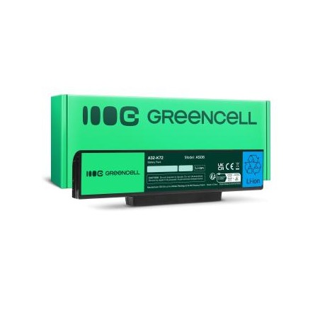 Green Cell bateria A32-K72 A32-N71 do Asus K72 K72J K72F K73SV N71 N71J N73SV X73S