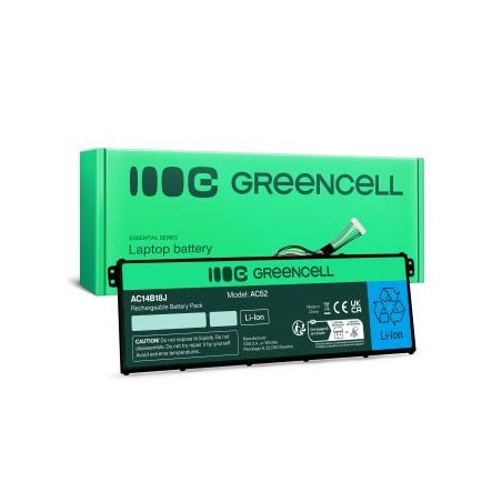 Green Cell bateria AC14B13J AC14B18J do Acer Aspire ES1-111M ES1-331 ES1-531 ES1-533 ES1-571