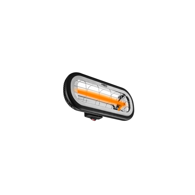 Promiennik podczerwieni (ogrzewacz) NEO TOOLS 90-032, 2000W, IP55, Low Glare Amber Lamp, pro vyhřívání podlah a prostor skladů a