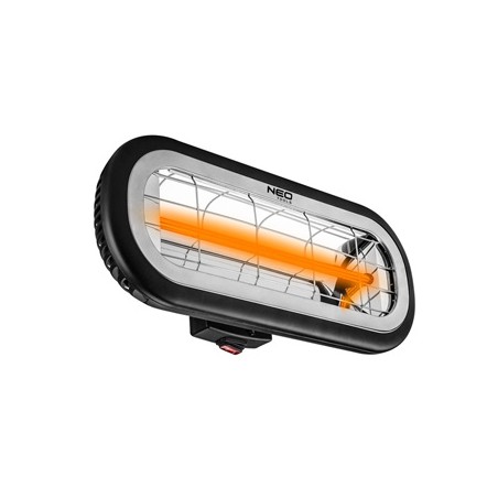 Promiennik podczerwieni (ogrzewacz) NEO TOOLS 90-032, 2000W, IP55, Low Glare Amber Lamp, pro vyhřívání podlah a prostor skladů a