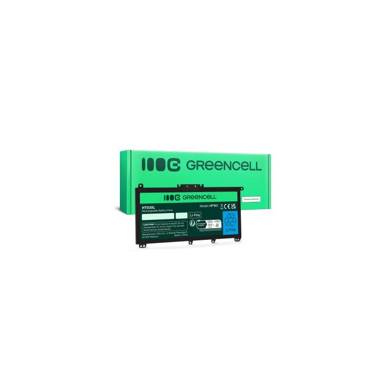 Green Cell bateria HT03XL L11119-855 do HP 250 G7 G8 255 G7 G8 240 G7 G8 245 G7 G8 470 G7, HP 14 15 17, HP Pavilion 14 15