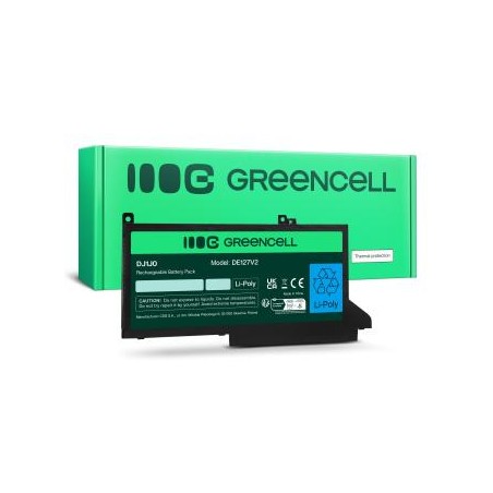 Green Cell bateria DJ1J0 do Dell Latitude 7280 7290 7380 7390 7480 7490