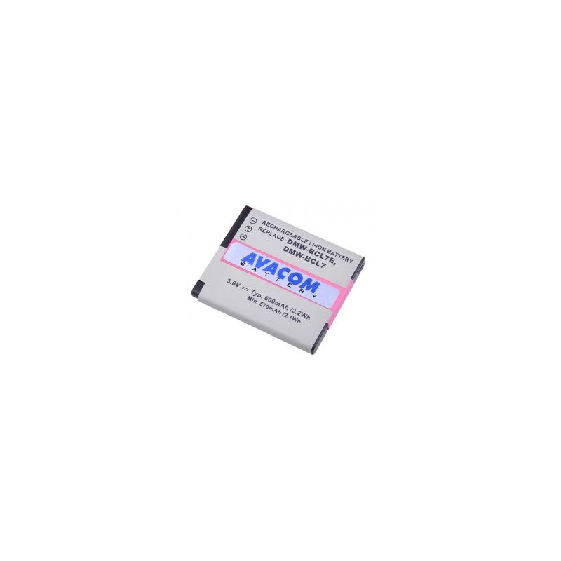 Avacom baterie dla Panasonic DMW-BCL7, DMW-BCL7E, Li-Ion, 3.6V, 600mAh, 2.2Wh, DIPA-CL7-335N2