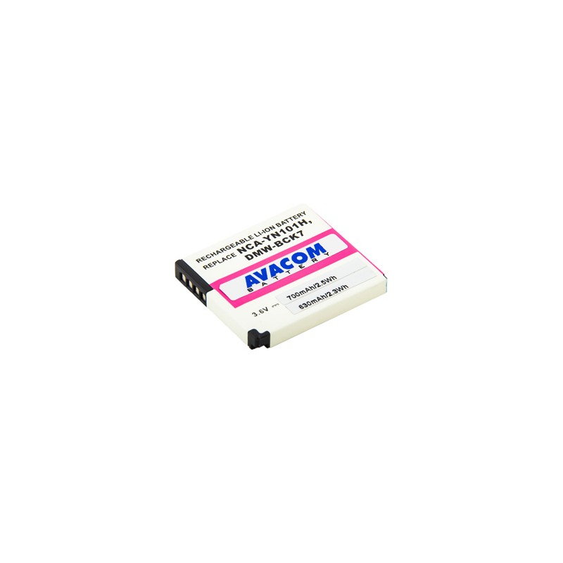 Avacom baterie dla Panasonic DMW-BCK7, Li-Ion, 3.6V, 700mAh, 2.6Wh, DIPA-CK7-533N2
