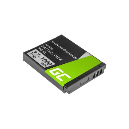 Green Cell Camera bateria NB-6L do Canon PowerShot ELPH 500HS SX 240HS 260HS 270HS 280HS 510HS 520HS 530HS 3.7V 1000mAh