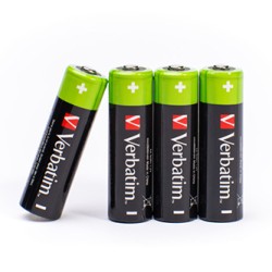 Akumulatorki, AA (HR6), 2500 mAh, Verbatim, 4-pack