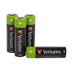 Akumulatorki, AA (HR6), 2500 mAh, Verbatim, 4-pack