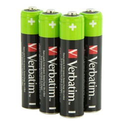 Akumulatorki, AAA (HR03), 950 mAh, Verbatim, 4-pack
