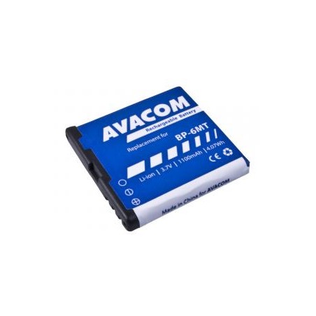 Avacom baterie do telefonów Nokia, Nokia E51, N81, N81 8GB, N82, Li-Ion, 3.6V, GSNO-BP6MT-S1100A, 1100mAh, 4Wh