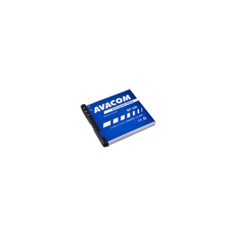 Avacom baterie dla Nokia N81, 6500 Slide, Li-Ion, 3,7V, 950mAh, 3,5Wh, (BP-5M)