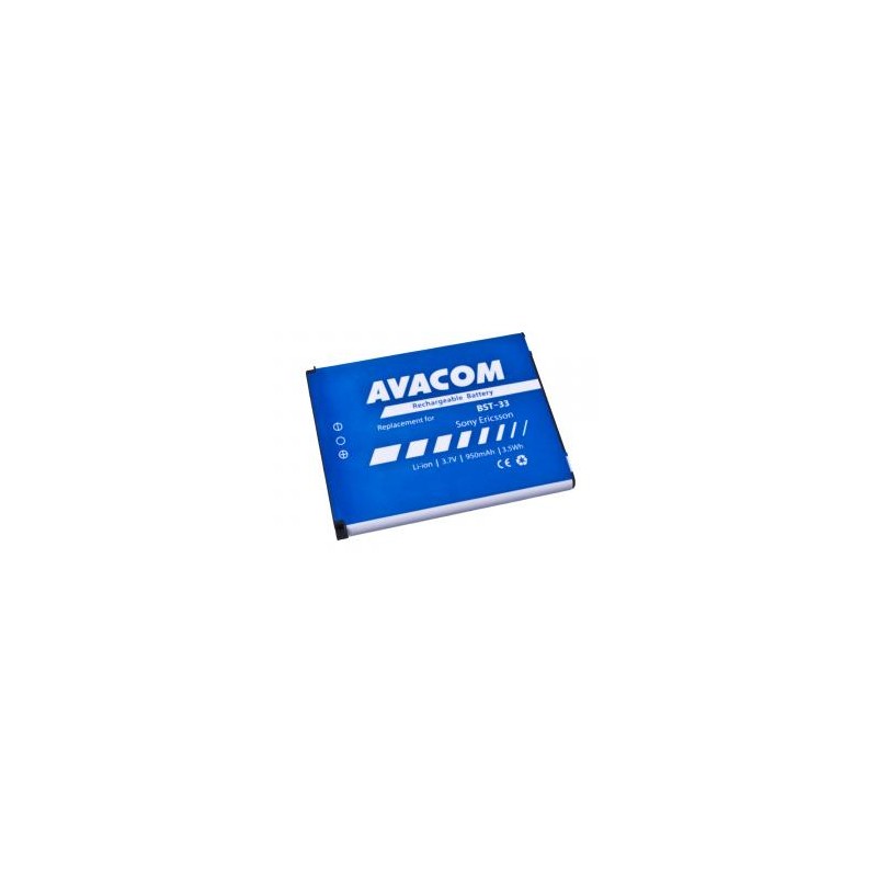 Avacom baterie do telefonów dla Sony Ericsson K550i, K800, W900i, Li-Ion, 3.7V, GSSE-W900-S950A, 950mAh, 3.5Wh