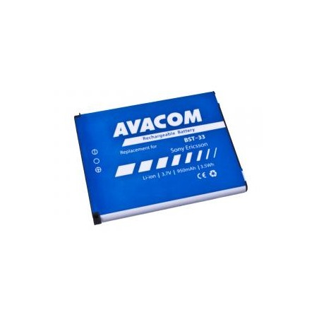 Avacom baterie do telefonów dla Sony Ericsson K550i, K800, W900i, Li-Ion, 3.7V, GSSE-W900-S950A, 950mAh, 3.5Wh