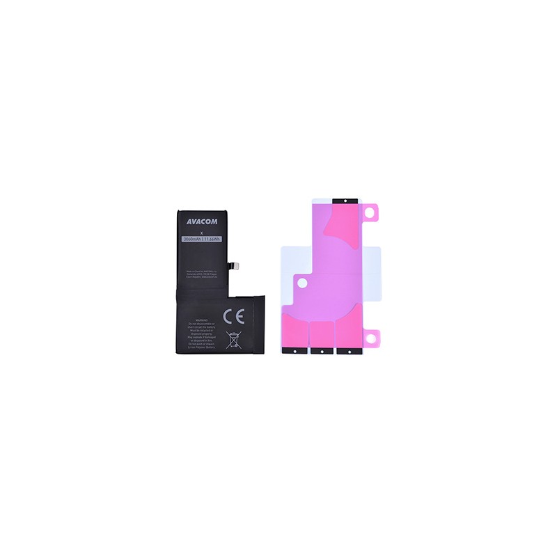 Avacom baterie dla Apple iPhone X, Li-Ion, 3.81V, GSAP-IPHX-HC3060, 3060mAh, 11,7Wh, duża pojemność (zamiennik 616-00346)