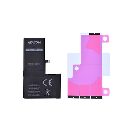 Avacom baterie dla Apple iPhone X, Li-Ion, 3.81V, GSAP-IPHX-HC3060, 3060mAh, 11,7Wh, duża pojemność (zamiennik 616-00346)