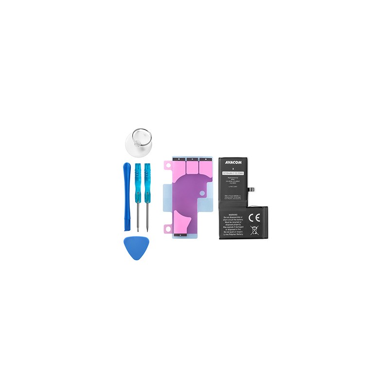 Avacom Bateria dla Apple iPhone X, Li-Ion, 3,82V, GSAP-IPHX-HC3210T, 3210mAh, 12,3Wh, duża pojemność (zamiennik 616-00346)