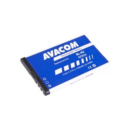 Avacom baterie dla Nokia 5530, CK300, E66,05530, E75, 5730, Li-Ion, 3.7V, GSNO-BL4U-S1120A, 1120mAh, 4.1Wh
