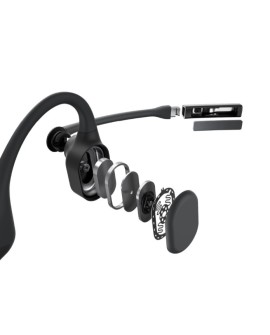 SHOKZ OpenComm UC Black Zestaw słuchawkowy Bezprzewodowy Ręczny Połączenia/muzyka USB Typu-A Bluetooth Czarny