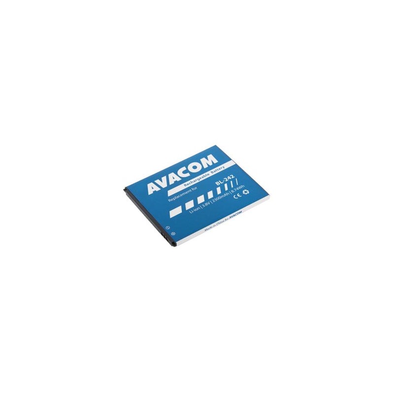 Avacom baterie dla Lenovo A6000, Li-Ion, 3.8V, GSLE-BL242-2300, 2300mAh, 8.7Wh