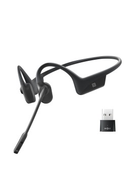SHOKZ OpenComm UC Black Zestaw słuchawkowy Bezprzewodowy Ręczny Połączenia/muzyka USB Typu-A Bluetooth Czarny
