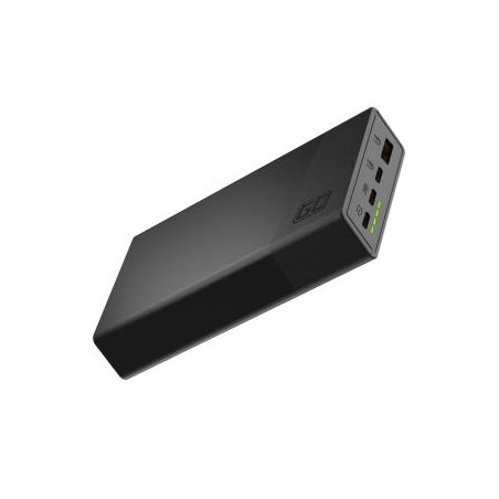 Green Cell GC PowerPlay 20S power Bank 20000mAh 22.5W PD USB C z szybkim ładowaniem Portable Phone ładowarka do iPhone 15 14 13 