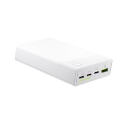 Green Cell GC PowerPlay 20S biała power Bank 20000mAh 22.5W PD USB C z szybkim ładowaniem Portable Phone ładowarka do iPhone 15 