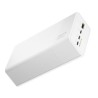 Greencell PowerPlay 30 - biała power bank z a capacity of 30, 000mAh, 22.5W, 4 ports