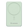 Verbatim powerbank z ładowaniem bezprzewodowym 5V, ładowanie telefonu, 32226, 5000mAh, Mocowanie magnetyczne, zielona