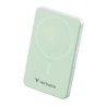 Verbatim powerbank z ładowaniem bezprzewodowym 5V, ładowanie telefonu, 32226, 5000mAh, Mocowanie magnetyczne, zielona