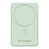 Verbatim powerbank z ładowaniem bezprzewodowym 5V, ładowanie telefonu, 32228, 10000mAh, Mocowanie magnetyczne, Zielony