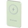 Verbatim powerbank z ładowaniem bezprzewodowym 5V, ładowanie telefonu, 32241, 5 000mAh, Mocowanie magnetyczne, zielona