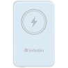 Verbatim powerbank z ładowaniem bezprzewodowym 5V, ładowanie telefonu, 32242, 5 000mAh, Mocowanie magnetyczne, niebieska