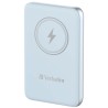 Verbatim powerbank z ładowaniem bezprzewodowym 5V, ładowanie telefonu, 32247, 10 000mAh, Mocowanie magnetyczne, niebieska