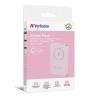 Verbatim powerbank z ładowaniem bezprzewodowym 5V, ładowanie telefonu, 32248, 10 000mAh, Mocowanie magnetyczne, różowa