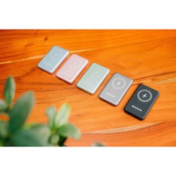 Verbatim powerbank z ładowaniem bezprzewodowym 5V, ładowanie telefonu, 32248, 10 000mAh, Mocowanie magnetyczne, różowa