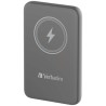 Verbatim powerbank z ładowaniem bezprzewodowym 5V, ładowanie telefonu, 32249, 10 000mAh, Mocowanie magnetyczne, szara