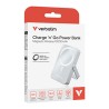 Verbatim powerbank z ładowaniem bezprzewodowym 5V, ładowanie telefonu, 32266, 10 000mAh, Mocowanie magnetyczne, Niebieska