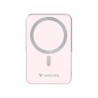 Verbatim powerbank z ładowaniem bezprzewodowym 5V, ładowanie telefonu, 32267, 10 000mAh, Mocowanie magnetyczne, różowa