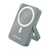 Verbatim powerbank z ładowaniem bezprzewodowym 5V, ładowanie telefonu, 32268, 10 000mAh, Mocowanie magnetyczne, Szary