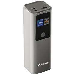 Verbatim Power bank z wyświetlaczem TFT Charge ,n, Go 32269, 27000mAh, szara
