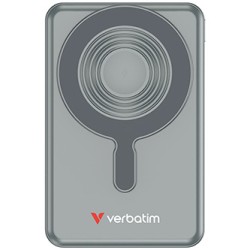 Verbatim power bank Charge n Go 2C  Display, kabel 12V, ładowanie telefonu, 32272, 10000mAh, Mocowanie magnetyczne, Szary