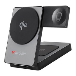 Verbatim powerbank Charge ,n, Go Qi2 5V/9V, ładowanie telefonu, zegarka, Airpods, 32294, 5 000mAh, Mocowanie magnetyczne, szara