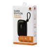 Powerton ENERGY DARK EDITION Powerbank 10000mAh, 2x USB-C, 22.5W, zintegrowane kable, czarna