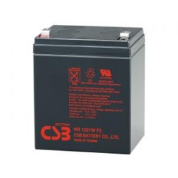 CSB akumulator kwasowo-ołowiowy dla HR1221WF2 HighRate, 12V, 5.1Ah, HR1221WF2, PBCS-12V005,1-F2AH