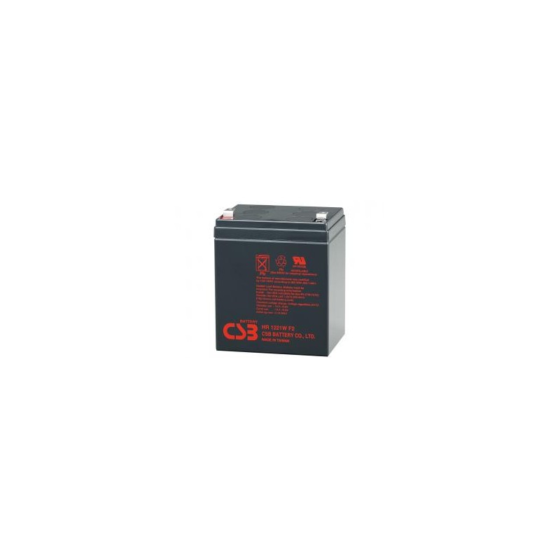 CSB akumulator kwasowo-ołowiowy dla HR1221WF2 HighRate, 12V, 5.1Ah, HR1221WF2, PBCS-12V005,1-F2AH